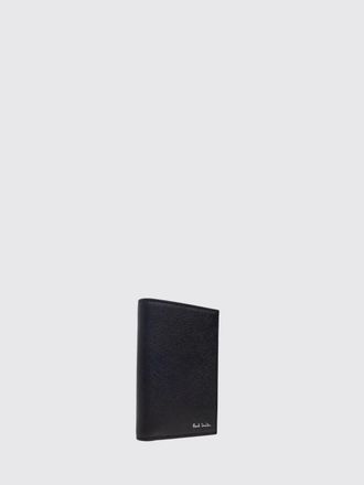 Paul Smith Calfskin Leather Bifold Wallet with Six Card Slots