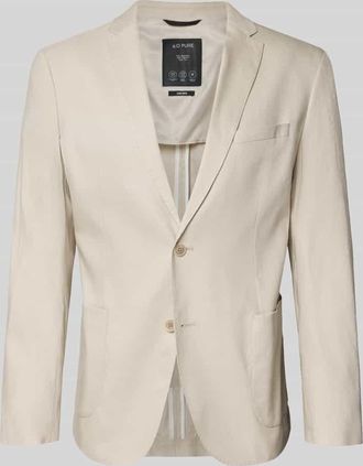 s.Oliver Black Label Regular Fit Anzugsakko aus Leinen-Mix in Beige, Gr&ouml;&szlig;e 102