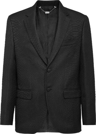 Billionaire Boys Club Jacquard Animalier Blazer - Heren - Blazers - Zwart - L - Wol - Jassen