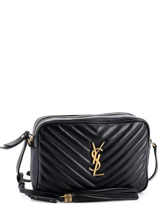 Saint Laurent Lou Camera Bag Matelasse Chevron Leather Small crossbody bag - Nero