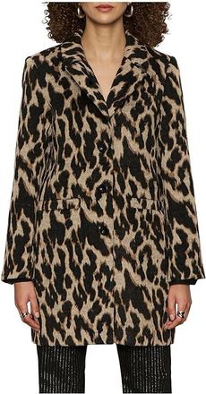 Sanctuary Downtown Jacket Womens Coat Leopard Mirage : LG (US 10-12), Polyester