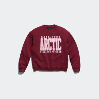 Canada Goose Wander Arctic Sweatshirt (Women, Burnt Vermillion, XS)