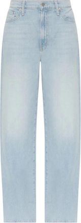 Mother Dodger Sneak - Dames - Regular Fit Jeans - Blauw - W25 - Katoen - Jeans