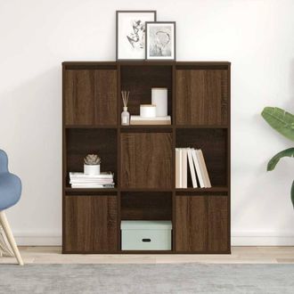 Berkfield Home Durable Bookcase Brown Oak 89x24x101.5 cm Engineered Wood