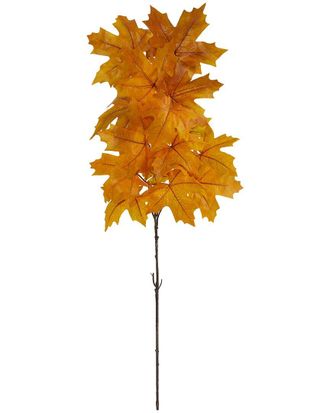 Nearly Natural Set Of 6 38In. Autumn Maple Leaf Artificial Flower