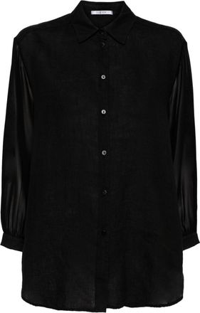Transit Par-Such linen shirt - women - Linen/Flax - 2 - Black