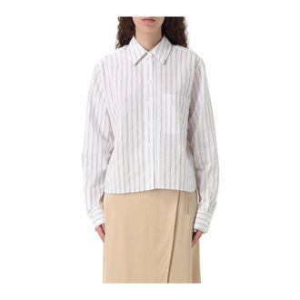 HUGO BOSS Hugo, Shirts, female, White, Size: 3XL White Poplin Long-Sleeve Shirt