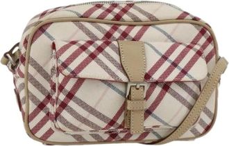 Burberry Pre-owned Cross Body Bags, female, Multicolor, Size: ONE SIZE Pre-owned Canvas Shoulder Bag