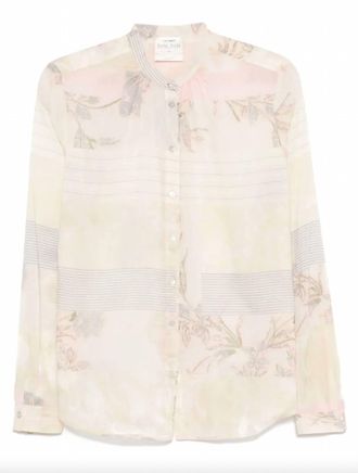 Forte_Forte Womens Sacred Garden Print Voile Shirt In Pesco