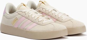 adidas Womens Adidas VL Court 3.0 Womens Beige/Pink Trainers - Size: UK 4 / eu 36.5 / us 5.5