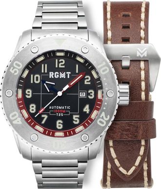 RGMT All-Brite Tritium Black Dial Mens Watch RG-8047-22