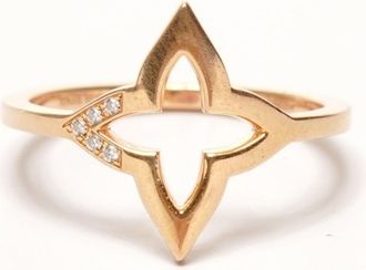 Louis Vuitton Gold Gold (18K) Band Ring (Pre-Owned)