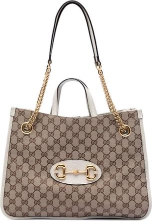 Gucci Pre-owned Gucci Medium GG Canvas Horsebit 1955 Chain Tote Ladies YWP4Q5KGTP0VW9DV
