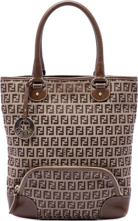 Fendi Pre-owned Fendi Zucchino Canvas Chef Front Pocket Shopping Tote Ladies 3JY5TDNSSPC9M8OS