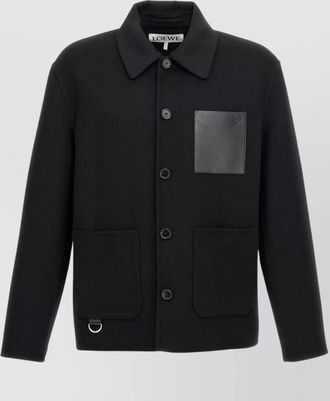 Loewe utility jacket featuring d-ring detail