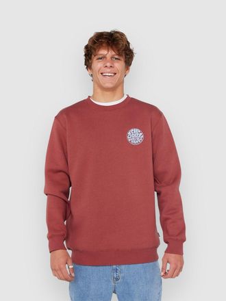 Rip Curl Wetsuit Icon Crew Sweater rot