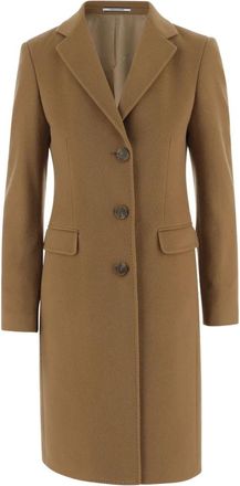Tagliatore Single-Breasted Coats - Dames - Mantel - Bruin - 2XL - Jassen