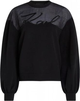 Karl Lagerfeld Sweatshirts & Hoodies > Sweatshirts - Heren - Sweatshirts - Zwart - M - Hoodies & sweatvesten