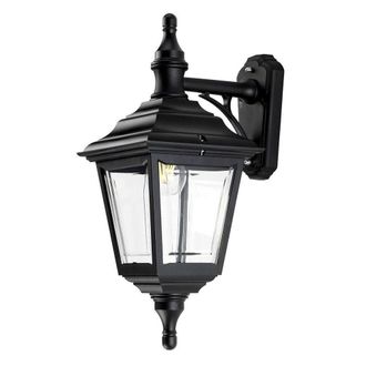 Netlighting Kerry 1 Light Outdoor Coastal Wall Lantern Light Black IP44 E27