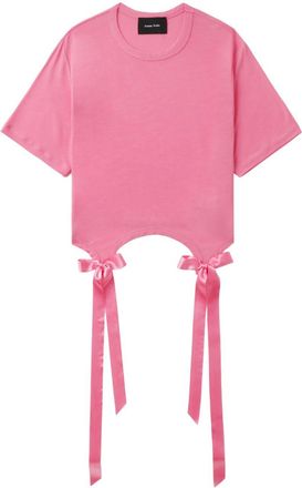 Simone Rocha Bow Tail Easy top - Pink