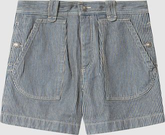Isabel Marant Short Eveja Blue White