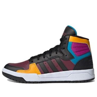 adidas Entrap Mid Shoes Black Burgundy White GY7593