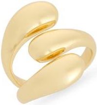 Nordstrom Rack Demi Fine Bypass Ring in Gold at Nordstrom Rack, Size 9