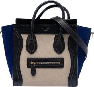 Celine Pre-owned Handbags, female, Multicolor, Size: ONE SIZE Pre-owned Vintage Leather Handbag