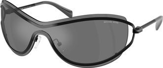 Michael Kors La Praia Grey Shield Ladies Sunglasses MK1166 10056G 138