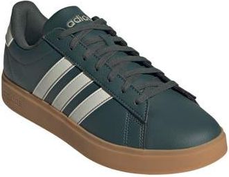 adidas Grand Court Cloudfoam Comfort Sneaker in Ivy/Orbit Grey/Putty Beige at Nordstrom Rack, Size 11.5