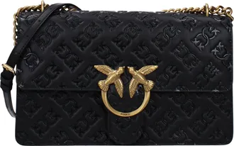 Pinko Pinko Borse a Tracolla Love one Donna Pelle Nero