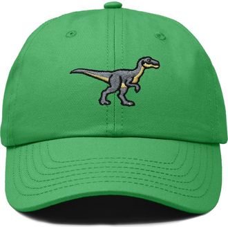 Dalix Velociraptor Dad Cap in Kelly Green at Nordstrom
