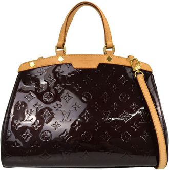 Louis Vuitton Brea Monogram Vernis Purple Patent_Leather Handbag (Pre-Owned)