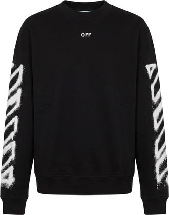 Off-white Maglione Girocollo - - Sweatshirts & Hoodies - Uomo - Nero - 2XL