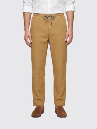 Paul Smith Pantaloni con coulisse in misto lino