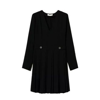 Twinset Dames, Jurken, Zwart, Maat: XS