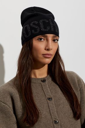 Moschino Cap With Logo, Unisex, Black