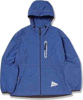 Gramicci Blauwe Geborstelde Nylon Jas - Heren - Zomerjassen - Blauw - M - Nylon - Jassen