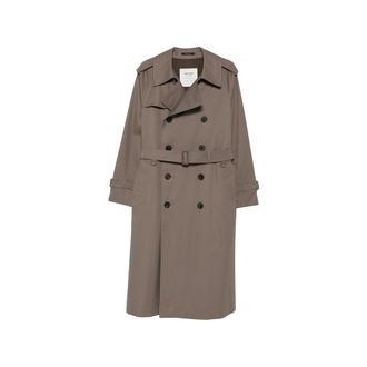 Caruso Double-breasted Belted Trench Coat