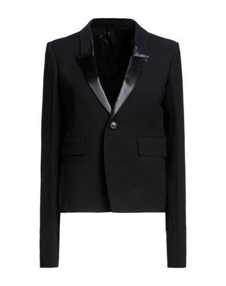 スーツ RICK OWENS Women Suit Jackets RP01E7709WLP 34 GREY Rick Owens Geometric Pocket Blazer | Grey | FARFETCH