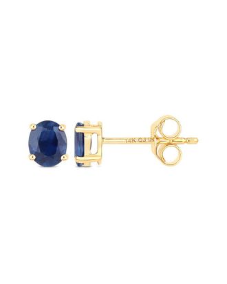 Diana M. Jewels 14K 0.68 Ct. Tw. Blue Sapphire Earrings
