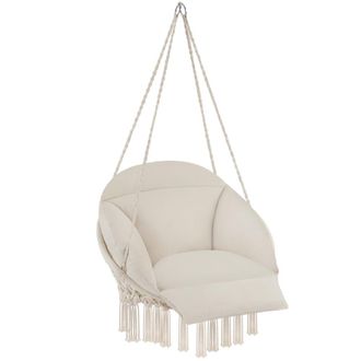 TecTake Silla colgante, beige