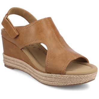 Journee Collection Women & apos;s Rayleigh Espadrille Wedges