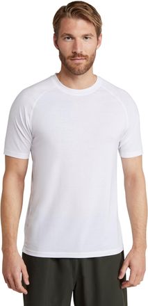 Mountain Warehouse Mens Quick Dry Active T-Shirt - Lightweight & Breathable Top with Quick Dry Properties - Spring Camping, Outdoors, Travelling & Hiking White S