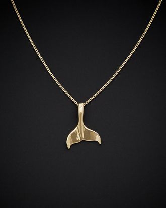 Italian Gold, Inc 14K Italian Gold Dolphin Tail Necklace