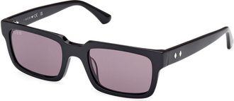 Web Eyewear Web WE0360 01A Mens Sunglasses Black Size 53