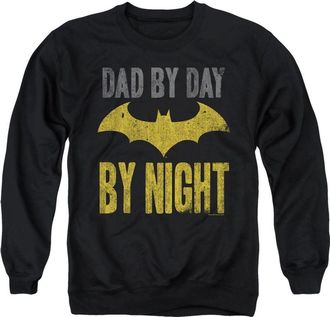 Gildan Batman Dad By Day Adult Crewneck Sweatshirt