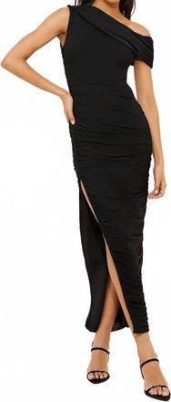 Elliatt Off-The-Shoulder Maxi Dress In Black