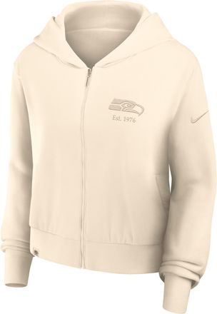 Nike Seattle Seahawks Established Womens Nike Womens NFL Full-Zip Hoodie in Brown | 035D15A78-N29