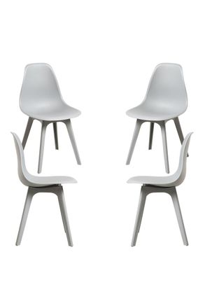 Regalos Miguel Regalos Miguel - Packs Sillas Comedor - Pack 4 Sillas Kelen Suprym - Gris Claro